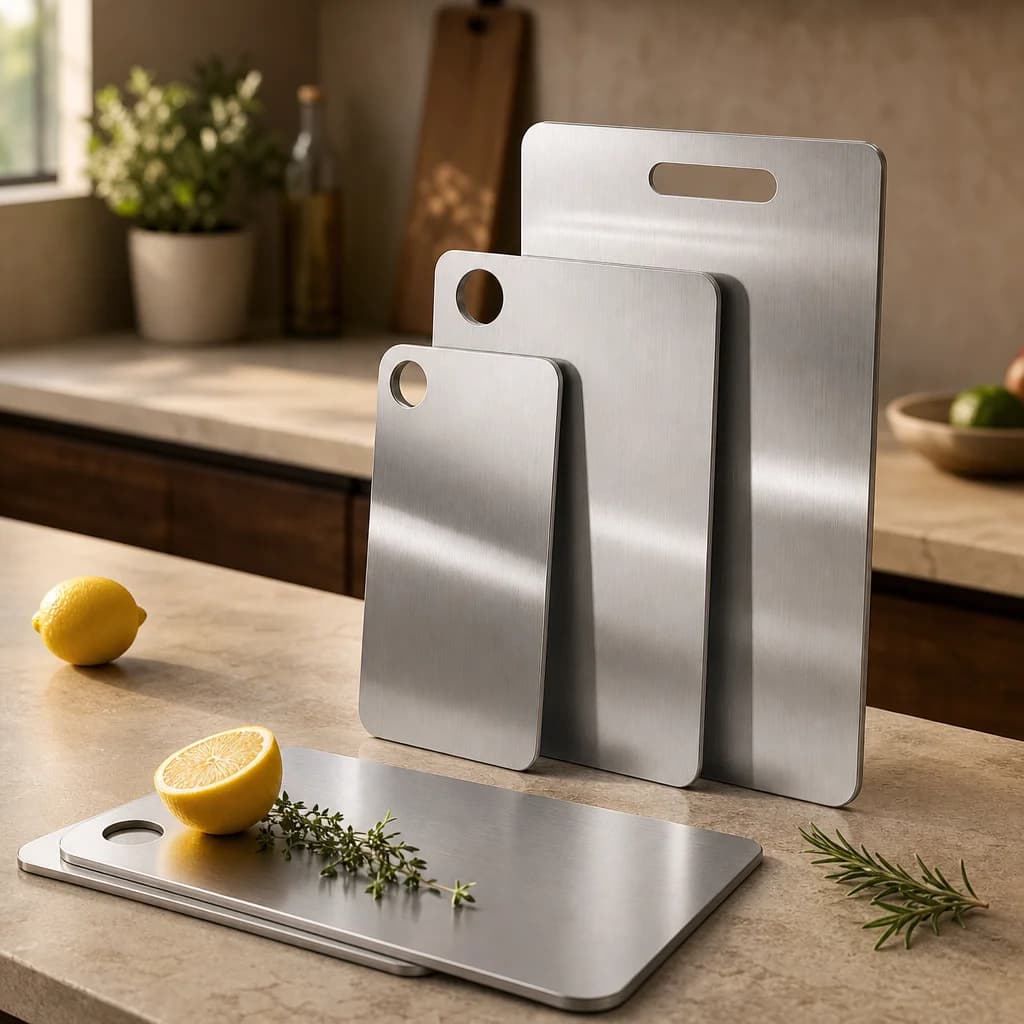 Steelward Small stainless steel cutting board