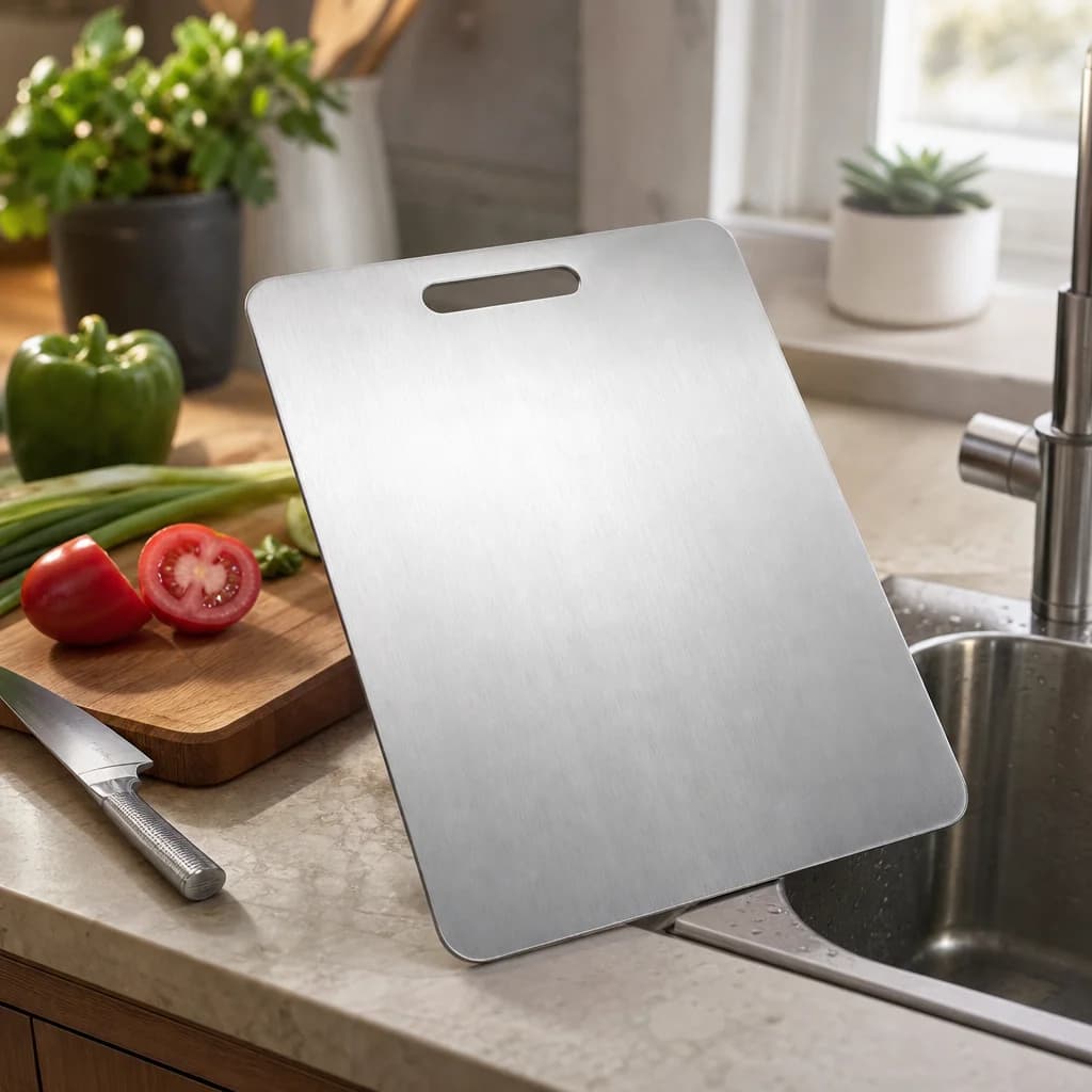 Steelward Large stainless steel cutting board